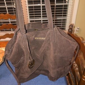 Michael Kors Brown Suede Tote